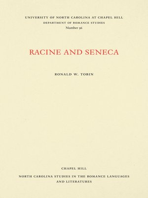 cover image of Racine and Seneca
